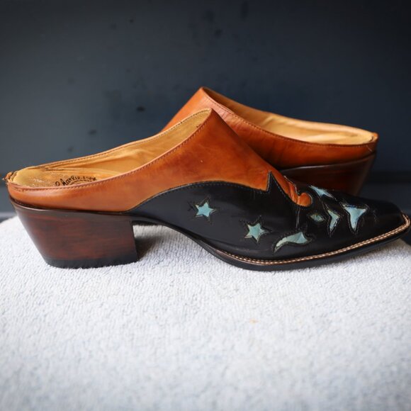 Luchesse Charlie 1 Horse 6.5-B Multicolor Womens Booties - Picture 7 of 13